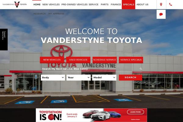 Dealer Inspire theme site design template sample