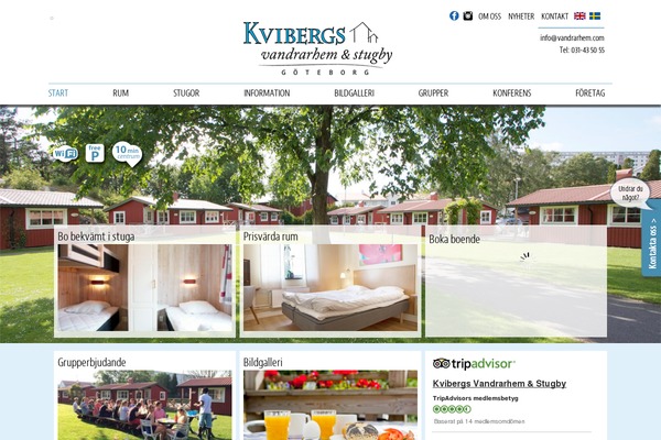 vandrarhem.com site used Kvibergs-vandrarhem