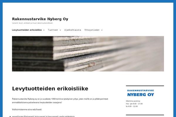 Twentysixteen-child theme site design template sample