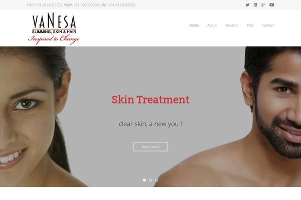 Nestor theme site design template sample