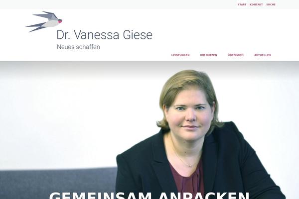 OnePress theme site design template sample