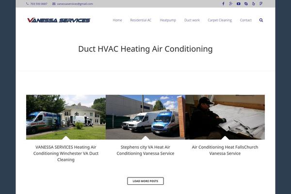 Impreza theme site design template sample