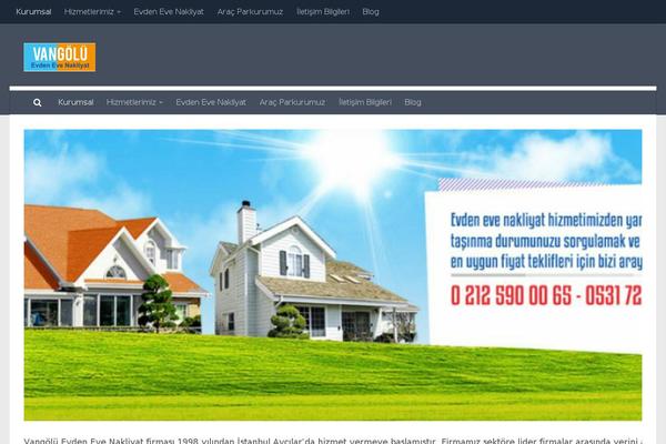 Hueman theme site design template sample