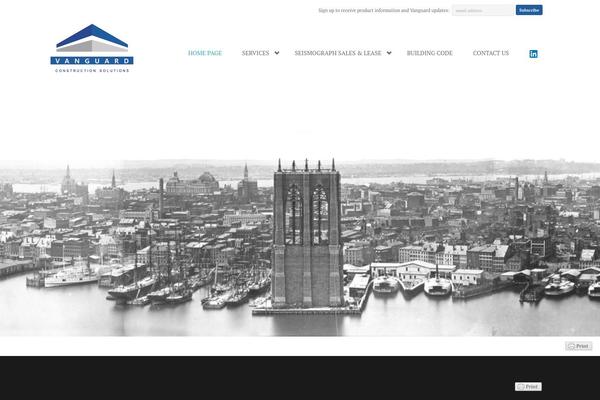The Company theme site design template sample