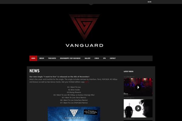 Soundboard theme site design template sample