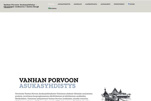 Porto theme site design template sample