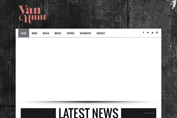IronBand theme site design template sample