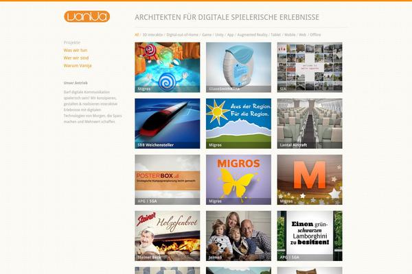 Infinity theme site design template sample