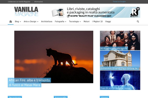The Voux theme site design template sample