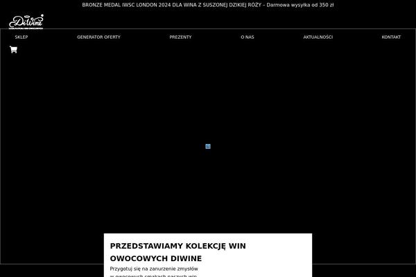 Diwine theme site design template sample