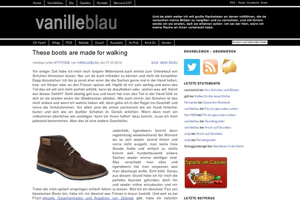 vanilleblau.at site used Swift-v5.50