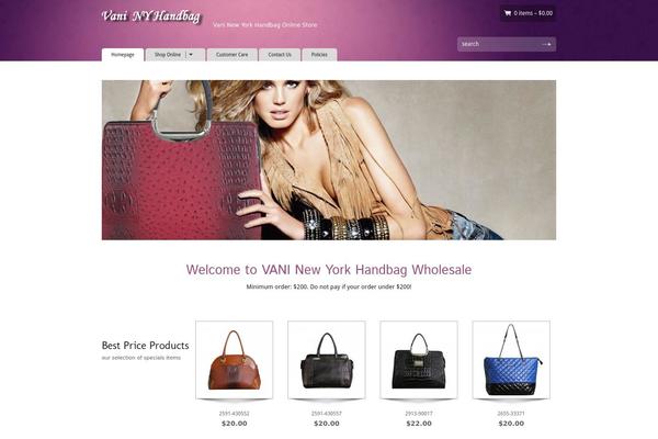 vaninyhandbag.com site used Vani