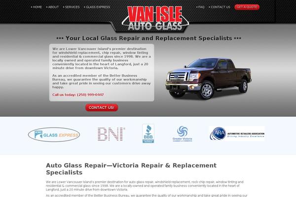 vanisleautoglass.com site used Van-isle