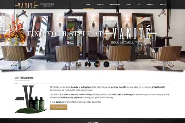 HairPress theme site design template sample