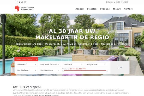 WP Residence theme site design template sample