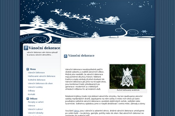 Christmas Is Near theme site design template sample