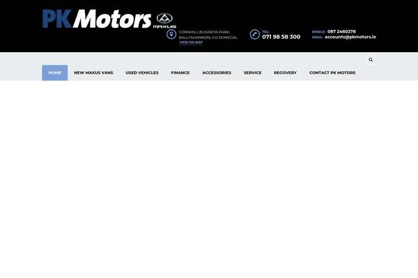 Motors theme site design template sample