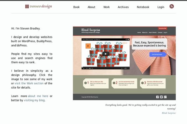 Site using Organize Series plugin