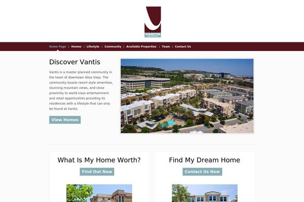 Pinpoint theme site design template sample