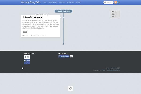 Postline theme site design template sample
