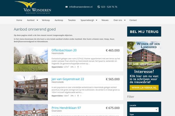 vanwonderen.nl site used Vanwonderen-theme