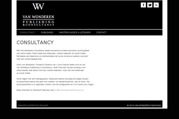 vanwonderenpublishing.com site used Annicvwonderen