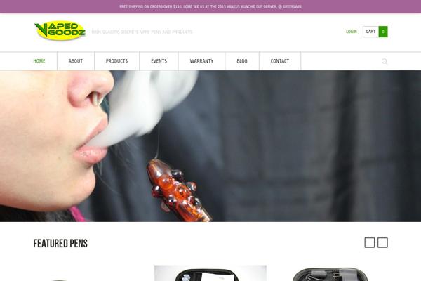 Crux theme site design template sample