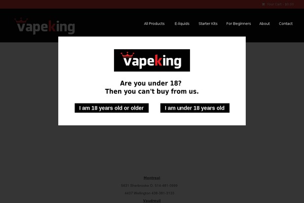 Site using Age Verify plugin