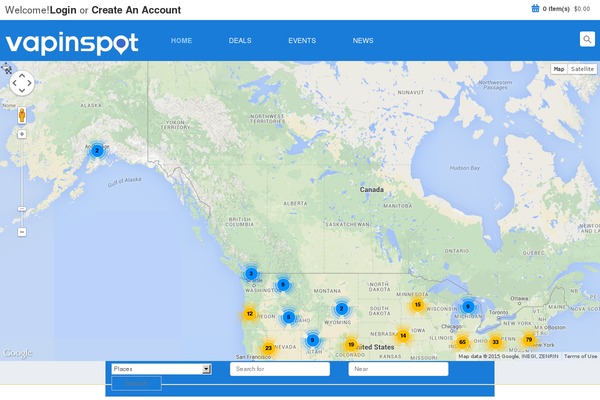 Site using Geodir_marker_cluster plugin