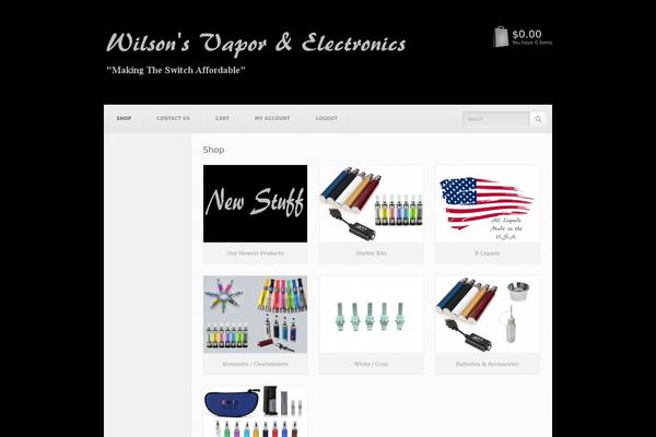 Viroshop theme site design template sample