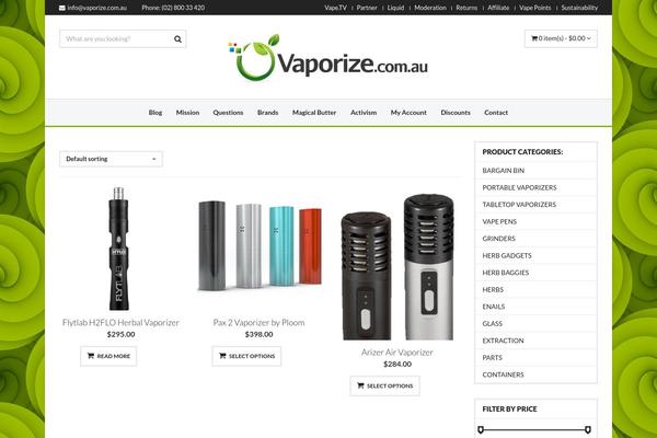 Botiga theme site design template sample