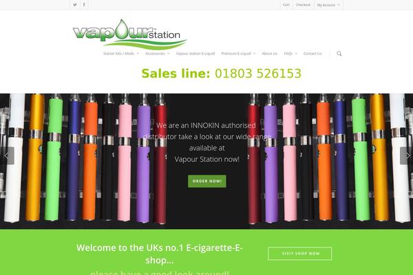 Site using Woo-product-slider plugin