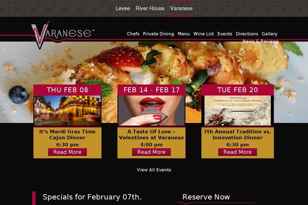 Cinnamon-restaurant theme site design template sample