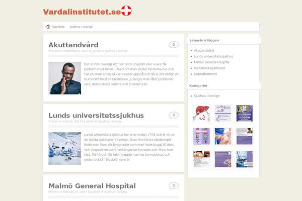 Minimalia theme site design template sample