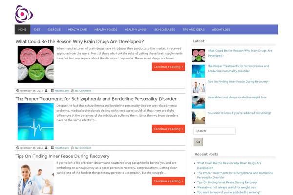 Optimize theme site design template sample