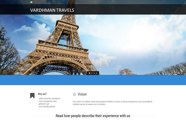 Tour Package theme site design template sample