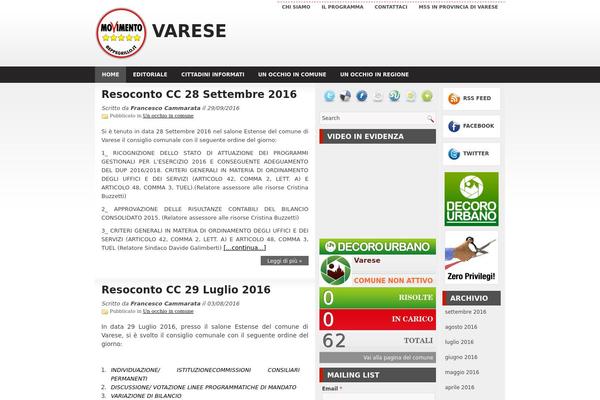 varese5stelle.com site used Serge