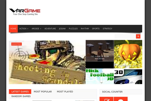 Gameleon theme site design template sample