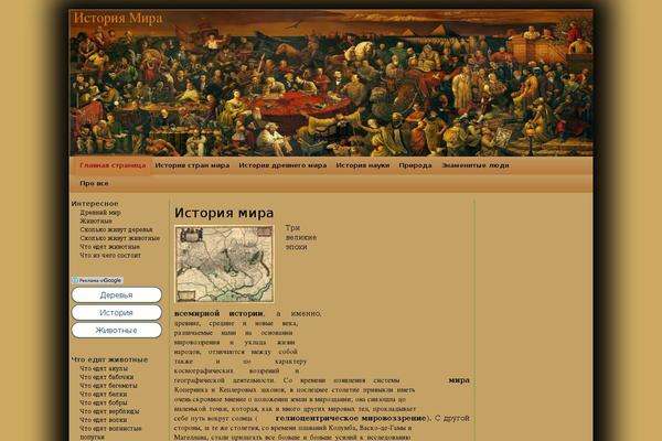 Site using Zamango Page Navigation plugin