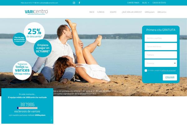Site using Divi-mega-menu plugin