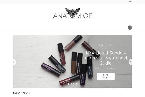 Beauty theme site design template sample