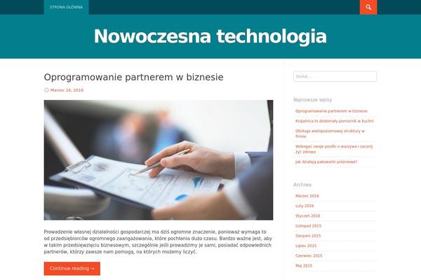 Bizmo theme site design template sample