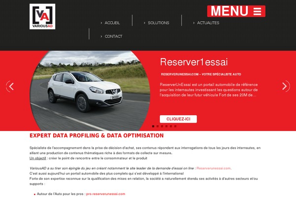 Zerif Pro theme site design template sample