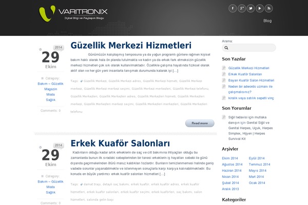 Doover theme site design template sample