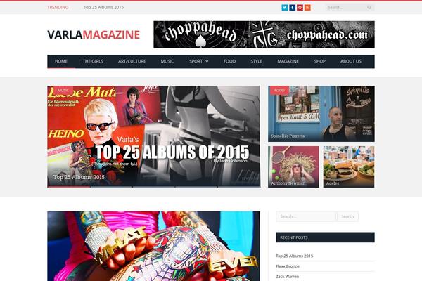 SmartMag theme site design template sample