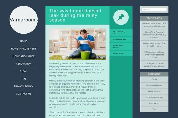 Flounder theme site design template sample