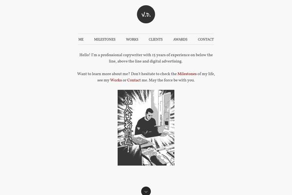 Me_v35 theme site design template sample