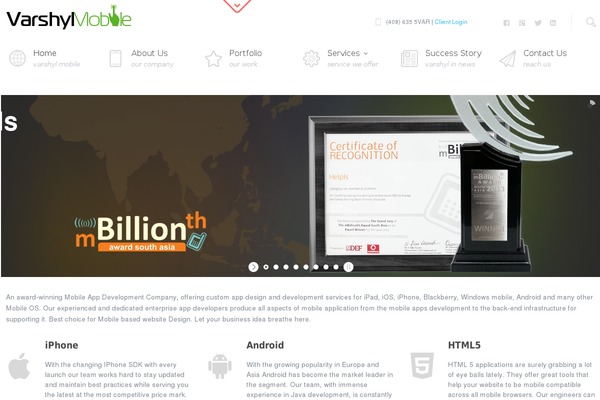 Site using Crumina_slider plugin