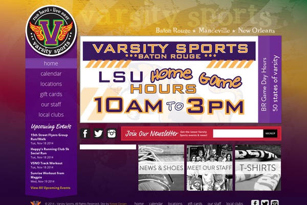 varsityrunning.com site used Varsity