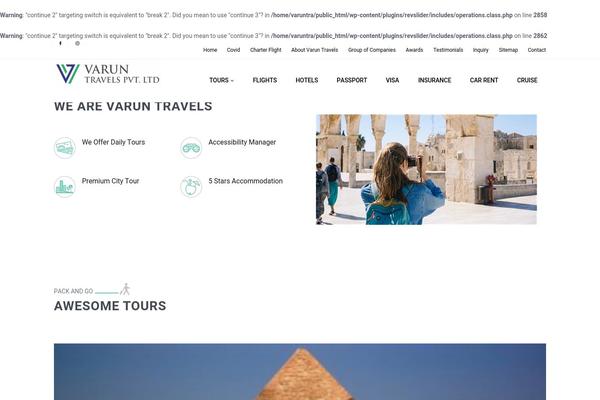 Exploore theme site design template sample